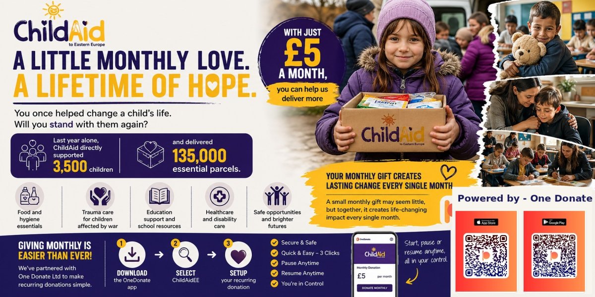 A Little Monthly Love. A Lifetime of Hope.