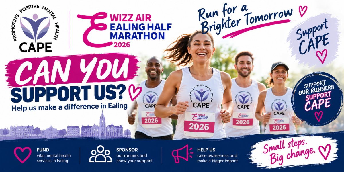 Team CAPE: Miles for Mental Health - Ealing Half Marathon